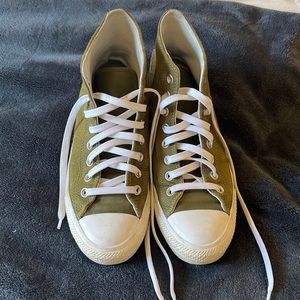 Green Hightop Converse